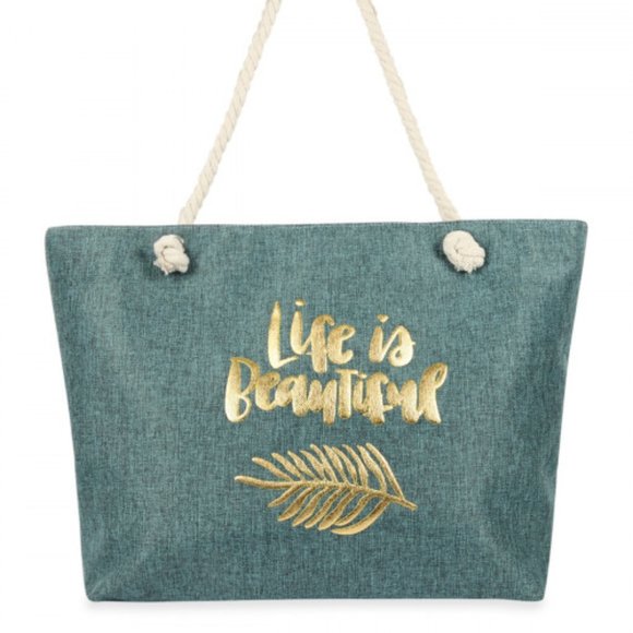 Trend Setter Diva Boutique Handbags - OVERSIZED 2 TONE TOTE BAG